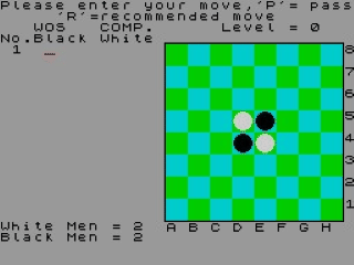 Reversi screenshot 4 for ZX Spectrum